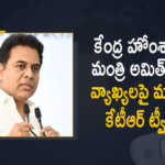 Minister KTR Tweet on Union Home minister Amit Shah Comments on Hindi Language, KTR Tweet on Union Home minister Amit Shah Comments on Hindi Language, Language chauvinism will boomerang says KT Rama Rao, Minister KT Rama Rao Says Language chauvinism will boomerang, Home Minister Amit Shah's statement that Hindi should be accepted as an alternative to English, Home Minister Amit Shah's statement, Amit Shah's statement, Hindi should be accepted as an alternative to English, Minister KTR strong counter to Home Minister Amit Shah's statement, Minister KTR strong counter to Home Minister, Minister KTR strong counter to Amit Shah's statement, Minister KTR strong counter to Union Home minister Amit Shah Comments on Hindi Language, Union Home minister Amit Shah Comments on Hindi Language, Hindi Language, Amit Shah statement Latest News, Amit Shah statement Latest Updates, Amit Shah statement Live Updates, Mango News, Mango News Telugu,