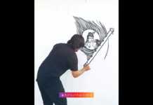 How To Draw Radha Krishna With Peacock Feather - Dr Harrsha Artist, How To Draw Radha Krishna With Peacock Feather,Lord Shree Krishna Drawing,Dr.Harrsha Artist, arts and crafts,handmade designs,drawings,Paintings,artistharrsha,celebrity artist,world famous artist, indian fastest artist,radha krishna,lord krishna,lord krishna paintings,next level art works,viral videos, trending videos,how to draw god,how to drawmwasy drawings,krishna painting, peacock feather,krishna drawing,krishna drawing step by step,lord krishna drawing, Mango News, Mango News Telugu,