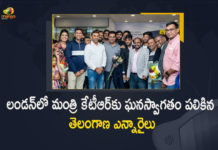 లండన్లో కేటీఆర్కు ఘనస్వాగతం పలికిన తెలంగాణ ఎన్నారైలు, థ్యాంక్స్ చెప్పిన మంత్రి Minister KTR Receives Grand Welcome From Telangana NRIs at London Airport, KTR Receives Grand Welcome From Telangana NRIs at London Airport, Telangana Minister KTR Receives Grand Welcome From Telangana NRIs at London Airport, KTR Receives Grand Welcome at London Airport, Telangana NRIs at London Airport, London Airport, Telangana NRIs, KT Rama Rao Receives Grand Welcome From Telangana NRIs at London Airport, Minister KTR 10 Day Trip, Minister KTR 10 Days foreign Tour, Minister KTR 10 Days foreign Tour News, Minister KTR 10 Days foreign Tour Latest News, Minister KTR 10 Days foreign Tour Latest Updates, Minister KTR 10 Days foreign Tour Live Updates, London and Switzerland, Heavy Investments For Telangana, Working President of the Telangana Rashtra Samithi, Telangana Rashtra Samithi Working President, TRS Working President KTR, Telangana Minister KTR, KT Rama Rao, Minister KTR, Minister of Municipal Administration and Urban Development of Telangana, KT Rama Rao Minister of Municipal Administration and Urban Development of Telangana, KT Rama Rao Information Technology Minister, KT Rama Rao MA&UD Minister of Telangana, Mango News, Mango News Telugu,