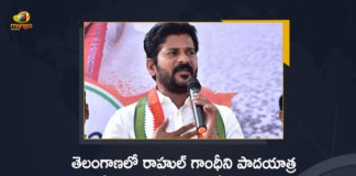 TPCC Chief Revanth Reddy Says Party Will Appeal Rahul Gandhi To Participate 100 km Yatra in Telangana, Revanth Reddy Says Party Will Appeal Rahul Gandhi To Participate 100 km Yatra in Telangana, Rahul Gandhi To Participate 100 km Yatra in Telangana, Revanth Reddy said that Rahul Gandhi would be requested to cover a distance of 100 km in Telangana under the yatra, TPCC Chief Revanth Reddy said the party will request Rahul Gandhi to begin his padayatra for the first 100 km, Rahul Gandhi to begin his padayatra for first 100 km in Telangana, Rahul Gandhi 100 km padayatra in Telangana, Rahul Gandhi 100 km padayatra, Rahul Gandhi, Congress Chief Rahul Gandhi, Congress Leader Rahul Gandhi, 100 km padayatra, 100 km padayatra in Telangana, Rahul Gandhi 100 km padayatra News, Rahul Gandhi 100 km padayatra Latest News, Rahul Gandhi 100 km padayatra Latest Updates, Rahul Gandhi 100 km padayatra Updates, Mango News, Mango News Telugu,