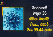 Telangana Records 36 New Covid-19 Cases 31 Recoveries on May 3rd, Telangana, Telangana Covid-19, 31 Recoveries Reported on Telangana May 3rd, 36 new Covid-19 cases In Telangana, Telangana Covid-19 Updates, Telangana Covid-19 Live Updates, Telangana Covid-19 Latest Updates, Coronavirus, Coronavirus Breaking News, Coronavirus Latest News, COVID-19, Telangana Coronavirus, Telangana Coronavirus Cases, Telangana Coronavirus Deaths, Telangana Coronavirus New Cases, Telangana Coronavirus News, Telangana New Positive Cases, Total COVID 19 Cases, Coronavirus, COVID-19, Covid-19 Updates in Telangana, Telangana corona district wise cases, Telangana coronavirus cases district wise, Mango News, Mango News Telugu,