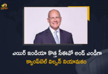 Tata Sons Appointed Campbell Wilson as New Chief Executive Officer and Managing Director of Air India, Tata Sons Appointed Campbell Wilson as New Managing Director of Air India, Tata Sons Appointed Campbell Wilson as New Chief Executive Officer of Air India, Campbell Wilson as New Chief Executive Officer of Air India, Campbell Wilson as New Managing Director of Air India, New CEO of Air India, New MD of Air India, Air India, Tata Sons, Tata Sons appoints Campbell Wilson as CEO & MD of Air India, Air India's New Managing Director And CEO Is Campbell Wilson, Tata Sons appoints Campbell Wilson as new Air India CEO And MD, Tata Sons appoints Scoot chief Campbell Wilson as new Air India CEO And MD, Air India News, Air India Latest News, Air India Latest Updates, Air India Live Updates, Mango News, Mango News Telugu,