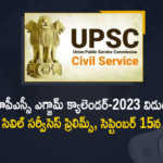 UPSC Annual Exam Calendar-2023 Released, UPSC annual exam schedule for the year 2023 has been released, Civil Services Preliminary Exam 2023 will be conducted on May 28 2023, UPSC Exam 2023, UPSC Calendar 2023 has been released, UPSC releases exam calendar for 2023, UPSC Annual Exam Calendar, 2023 UPSC Annual Exam Calendar, Civil Services Preliminary Examination 2023, 2023 Civil Services Preliminary Examination, Civil Services Preliminary Examination, UPSC Annual Exam Calendar News, UPSC Annual Exam Calendar Latest News, UPSC Annual Exam Calendar Latest Updates, Mango News, Mango News Telugu,