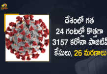 Covid-19 in India 3157 New Positive Cases 26 Deaths Reported in Last 24 Hours, India, India Covid-19, 26 Deaths Reported on India May 1st, 3157 new Covid-19 cases In India, India Covid-19 Updates, India Covid-19 Live Updates, India Covid-19 Latest Updates, Coronavirus, Coronavirus Breaking News, Coronavirus Latest News, COVID-19, India Coronavirus, India Coronavirus Cases, India Coronavirus Deaths, India Coronavirus New Cases, India Coronavirus News, India New Positive Cases, Total COVID 19 Cases, Coronavirus, COVID-19, Covid-19 Updates in India, India corona State wise cases, India coronavirus cases State wise, Mango News, Mango News Telugu,