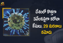 3207 New Covid-19 Cases 29 Deaths Reported in India in the Last 24 Hours, India, India Covid-19, 29 Deaths Reported on India May 8th, 3207 new Covid-19 cases In India, India Covid-19 Updates, India Covid-19 Live Updates, India Covid-19 Latest Updates, Coronavirus, Coronavirus Breaking News, Coronavirus Latest News, COVID-19, India Coronavirus, India Coronavirus Cases, India Coronavirus Deaths, India Coronavirus New Cases, India Coronavirus News, India New Positive Cases, Total COVID 19 Cases, Coronavirus, COVID-19, Covid-19 Updates in India, India corona State wise cases, India coronavirus cases State wise, Mango News, Mango News Telugu,