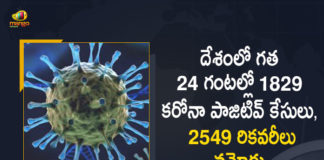 India Records 1829 New Covid-19 Cases 33 Deaths in Last 24 Hours, India, India Covid-19, 33 Deaths Reported on India May 17th, 1829 new Covid-19 cases In India, India Covid-19 Updates, India Covid-19 Live Updates, India Covid-19 Latest Updates, Coronavirus, Coronavirus Breaking News, Coronavirus Latest News, COVID-19, India Coronavirus, India Coronavirus Cases, India Coronavirus Deaths, India Coronavirus New Cases, India Coronavirus News, India New Positive Cases, Total COVID 19 Cases, Coronavirus, Covid-19 Updates in India, India corona State wise cases, India coronavirus cases State wise, Mango News, Mango News Telugu,