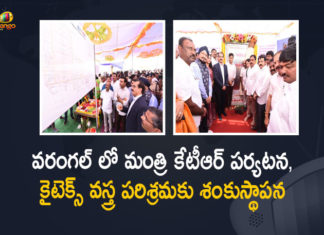 వరంగల్ లో మంత్రి కేటీఆర్ పర్యటన, కైటెక్స్ వస్త్ర పరిశ్రమకు శంకుస్థాపన Minister KTR Warangal Tour Lays Foundation Stone for Kitex Garments Unit at Kakatiya Mega Textile Park, Minister KTR Warangal Tour, Minister KTR Lays Foundation Stone for Kitex Garments Unit at Kakatiya Mega Textile Park, Foundation Stone for Kitex Garments Unit at Kakatiya Mega Textile Park, Kitex Garments Unit at Kakatiya Mega Textile Park, Kakatiya Mega Textile Park, Kitex Garments Unit, Minister KTR Warangal Tour News, Minister KTR Warangal Tour Latest News, Minister KTR Warangal Tour Latest Updates, Minister KTR Warangal Tour Live Updates, KTR Lays Foundation Stone for Kitex Garments Unit, KTR Warangal Tour, Working President of the Telangana Rashtra Samithi, Telangana Rashtra Samithi Working President, TRS Working President KTR, Telangana Minister KTR, KT Rama Rao, Minister KTR, Minister of Municipal Administration and Urban Development of Telangana, KT Rama Rao Minister of Municipal Administration and Urban Development of Telangana, KT Rama Rao Information Technology Minister, KT Rama Rao MA&UD Minister of Telangana, Mango News, Mango News Telugu,