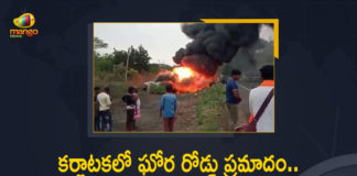 Karnataka 8 Hyderabad People Lost Lives as Bus Catches Fire at Kalaburagi District, 8 Hyderabad People Lost Lives as Bus Catches Fire at Kalaburagi District, Karnataka 8 Hyderabad People Lost Lives as Bus Catches Fire, Kalaburagi District, 8 charred to death as bus catches fire after collision in Karnataka, bus catches fire after collision in Karnataka, bus collision in Karnataka, Hyderabad-Bound Private Bus Catches Fire at Kalaburagi District, Karnataka Bus Catches Fire at Kalaburagi District, bus collision, Hyderabad-Bound Private Bus, Kalaburagi, Mango News, Mango News Telugu,