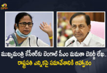 West Bengal Chief Minister Mamata Banerjee Writes Letter To CM KCR For The Meeting To Discuss on President Elections, Chief Minister Mamata Banerjee Writes Letter To CM KCR For The Meeting To Discuss on President Elections, West Bengal Chief Minister Writes Letter To CM KCR For The Meeting To Discuss on President Elections, Meeting To Discuss on President Elections, President Elections Meeting, President Elections, West Bengal Chief Minister Mamata Banerjee, Chief Minister Mamata Banerjee, West Bengal Chief Minister, Mamata Banerjee, West Bengal CM Banerjee, Telangana Chief Minister KCR, Telangana CM KCR, President Elections Meeting News, President Elections Meeting Latest News, President Elections Meeting Latest Updates, President Elections Meeting Live Updates, Mango News, Mango News Telugu,