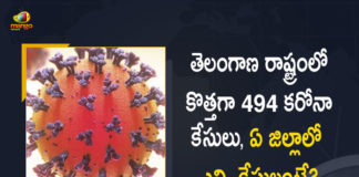 Telangana Records 494 New Corona Positive Cases 126 Recoveries on June 23rd, Telangana, Telangana Covid-19, 126 Recoveries Reported on Telangana June 23rd, 494 new Covid-19 cases In Telangana, Telangana Covid-19 Updates, Telangana Covid-19 Live Updates, Telangana Covid-19 Latest Updates, Coronavirus, Coronavirus Breaking News, Coronavirus Latest News, COVID-19, Telangana Coronavirus, Telangana Coronavirus Cases, Telangana Coronavirus Deaths, Telangana Coronavirus New Cases, Telangana Coronavirus News, Telangana New Positive Cases, Total COVID 19 Cases, Coronavirus, COVID-19, Covid-19 Updates in Telangana, Telangana corona district wise cases, Telangana coronavirus cases district wise, Mango News, Mango News Telugu,