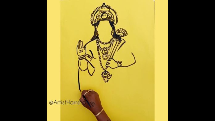 How To Draw Lord Hanuman Pencil Sketch - Dr Harrsha Artist, How To Draw Lord Hanuman Pencil Sketch,Hanuman Painting,Hanuman Drawing,Harrsha Artist,hanuman drawing, lord hanuman drawing,how to draw lord hanuman,god hanuman drawing,pencil drawing of lord hanuman, lord hanuman pencil drawing,lord hanuman drawing step by step,bajarang bali drawing,lord hanuman, Mango News, Mango News Telugu,