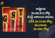 Centre Clears Entire GST Compensation Dues till May 31 Releases Rs 86912 Cr to States, Government of India has released the entire amount of GST compensation payable to states up to May 31, Centre Clears Entire GST Compensation Dues till May 31, Centre Releases Rs 86912 Cr to States, 86912 Cr to States, Centre Clears Entire GST Compensation Dues, Entire GST Compensation Dues, GST Compensation Dues, Centre clears entire GST compensation dues of states, Central Govt Releases Rs 86912 Crore To States, central government has released the entire amount of Goods and Services Tax compensation payable to states, Goods and Services Tax compensation payable to states, central government has released the entire amount of Goods and Services Tax compensation, GST Compensation Dues News, GST Compensation Dues Latest News, GST Compensation Dues Latest Updates, GST Compensation Dues Live Updates, Mango News, Mango News Telugu,