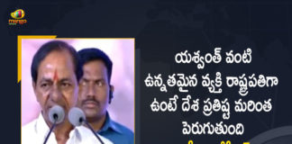 CM KCR Calls For All The Parliamentarians To Vote For Yashwant Sinha in Presidential Election, All The Parliamentarians To Vote For Yashwant Sinha in Presidential Election, CM KCR Calls For All The Parliamentarians To Vote For Yashwant Sinha, Telangana CM KCR Calls For All The Parliamentarians To Vote For Yashwant Sinha, KCR Calls For All The Parliamentarians To Vote For Yashwant Sinha, All The Parliamentarians To Vote For Yashwant Sinha, Presidential Election, Parliamentarians, Vote For Yashwant Sinha, Opposition Party's Presidential Candidate Yashwant Sinha, Presidential Candidate Yashwant Sinha, Yashwant Sinha, Presidential Candidate, Presidential Elections 2022 News, Presidential Elections 2022 Latest News, Presidential Elections 2022 Latest Updates, Presidential Elections 2022 Live Updates, Mango News, Mango News Telugu,