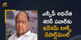 Maharashtra NCP Chief Sharad Pawar Receives Income Tax Notices After The Formation of New Govt, NCP Chief Sharad Pawar Receives Income Tax Notices After The Formation of New Govt, Formation of New Govt, NCP Chief Sharad Pawar Receives Income Tax Notices, Maharashtra NCP Chief Sharad Pawar Receives Income Tax Notices, Sharad Pawar Receives Income Tax Notices, Maharashtra NCP Chief Receives Income Tax Notices, Income Tax Notices, New Govt, Maharashtra NCP Chief Sharad Pawar, NCP Chief Sharad Pawar, Maharashtra NCP Chief, Sharad Pawar, NCP Chief Sharad Pawar Receives Income Tax Notices News, NCP Chief Sharad Pawar Receives Income Tax Notices Latest News, NCP Chief Sharad Pawar Receives Income Tax Notices Latest Updates, NCP Chief Sharad Pawar Receives Income Tax Notices Live Updates, Mango News, Mango News Telugu,
