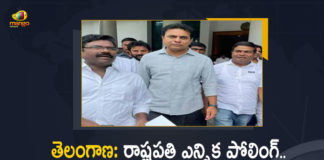 Minister KTR Takes First Vote in Presidential Election Polls in Telangana, Telangana Minister KTR Takes First Vote in Presidential Election Polls in Telangana, KTR Takes First Vote in Presidential Election Polls in Telangana, Presidential Election Polls in Telangana, Telangana Presidential Election Polls, Presidential Election Polls, Telangana, KTR Takes First Vote in Presidential Election Polls, First Vote in Presidential Election Polls, Presidential Elections Polling, Presidential Elections-2022, 2022 Presidential Elections, Presidential Elections, Presidential Elections Polling News, Presidential Elections Polling Latest News, Presidential Elections Polling Latest Updates, Presidential Elections Polling Live Updates, Mango News, Mango News Telugu,