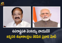 PM Modi Extends Wishes To Vice President Venkaiah Naidu on His Birthday, Modi Extends Wishes To Vice President Venkaiah Naidu on His Birthday, Vice President Venkaiah Naidu Birthday, Vice President Of India Venkaiah Naidu, Vice President Venkaiah Naidu Birthday Greetings, Vice President Venkaiah Naidu Birthday Wishes, Vice President Of India Venkaiah Naidu, Venkaiah Naidu, Vice President Of India, VP Venkaiah Naidu Birthday Greetings, VP Venkaiah Naidu Birthday Wishes, PM Narendra Modi, Narendra Modi, Prime Minister Narendra Modi, Prime Minister Of India, Narendra Modi Prime Minister Of India, Prime Minister Of India Narendra Modi, Mango News, Mango News Telugu,