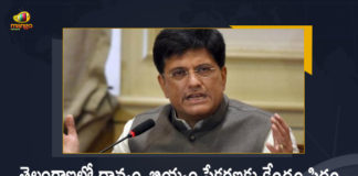 Union Minister Piyush Goyal Announces Centre Ready To Procure Grain and Rice From Telangana, Union Minister Announces Centre Ready To Procure Grain and Rice From Telangana, Piyush Goyal Announces Centre Ready To Procure Grain and Rice From Telangana, Centre Ready To Procure Grain and Rice From Telangana, Union Food Minister Piyush Goyal, Union Minister Piyush Goyal, Minister Piyush Goyal, Piyush Goyal, Procure Grain and Rice From Telangana, Grain and Rice From Telangana, Row over paddy procurement, Telangana paddy procurement, paddy procurement, Telangana paddy procurement News, Telangana paddy procurement Latest News, Telangana paddy procurement Latest Updates, Telangana paddy procurement Live Updates, Mango News, Mango News Telugu,