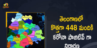 Covid-19 In Telangana 448 New Positive Cases 462 Recoveries Reported on July 11, Telangana, Telangana Covid-19, 462 Recoveries Reported on Telangana July 11th, 448 new Covid-19 cases In Telangana, Telangana Covid-19 Updates, Telangana Covid-19 Live Updates, Telangana Covid-19 Latest Updates, Coronavirus, Coronavirus Breaking News, Coronavirus Latest News, COVID-19, Telangana Coronavirus, Telangana Coronavirus Cases, Telangana Coronavirus Deaths, Telangana Coronavirus New Cases, Telangana Coronavirus News, Telangana New Positive Cases, Total COVID 19 Cases, Coronavirus, COVID-19, Covid-19 Updates in Telangana, Telangana corona district wise cases, Telangana coronavirus cases district wise, Mango News, Mango News Telugu,