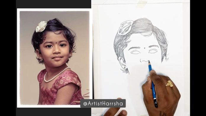 How To Draw Face For Beginners - Dr Harrsha Artist, Paintings,arts and crafts,handmade designs,drawings,artistharrsha,celebrity artist, world famous artist,indian fastest artist,Farjana Drawing Academy,Drawing tutorial, realistic,Drawing Academy,art,learn to draw,Drawing lessons,pencil drawing,Drawing videos, How to draw female face by Pencil,How to Draw a Female Face for Beginners,step by step,face drawing, how to draw a girl,REALISTIC FACE drawing,girl hot,girl viral videos,saree show,baby sketch, Mango News, Mango News Telugu,