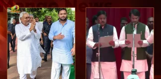 Bihar Cabinet Expansion 31 Leaders Including RJD's Tejashwi Yadav Sworn in as New Ministers, Nitish Kumar Expands Cabinet Inducts 30 MLAs As Cabinet Ministers In Bihar, Nitish Kumar Inducts 30 MLAs As Cabinet Ministers In Bihar, Nitish Kumar Expands Cabinet, 30 MLAs As Cabinet Ministers, Bihar Cabinet Ministers, Bihar Cabinet, Bihar cabinet expansion, Bihar CM Nitish Kumar, CM Nitish Kumar, 30 MLAs, Bihar cabinet expansion News, Bihar cabinet expansion Latest News And Updates, Bihar cabinet expansion Live Updates, Mango News, Mango News Telugu,