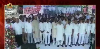 CM KCR Attends The Mass Recital of National Anthem Programme at Abids Hyderabad Today, Telangana Mass Singing of National Anthem Across the State Today at 11:30 AM, Swatantra Bharata Vajrotsavalu in Telangana, Mass Singing of National Anthem, Telangana Swatantra Bharata Vajrotsavalu, Swatantra Bharata Vajrotsavalu, National Anthem, Mass rendering of national anthem, Dazzling Swatantra Bharata Vajrotsavalu, National Anthem Programme News, National Anthem Programme Latest News And Updates, National Anthem Programme Live Updates, Mango News, Mango News Telugu,