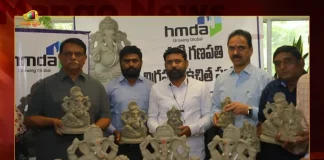 HMDA will Distribute 1 Lakh Clay Ganesh Idols This Year Commissioner Arvind Kumar Starts Distribution of Idols Today, Commissioner Arvind Kumar Starts Distribution of Ganesh Idols Today, HMDA will Distribute 1 Lakh Clay Ganesh Idols This Year, 1 Lakh Clay Ganesh Idols, Hyderabad Metropolitan Development Authority, HMDA Commissioner Arvind Kumar, Commissioner Arvind Kumar, Ganesh Idols, Arvind Kumar, 1 Lakh Clay Ganesh Idols News, 1 Lakh Clay Ganesh Idols Latest News And Updates, 1 Lakh Clay Ganesh Idols Live Updates, Mango News, Mango News Telugu,