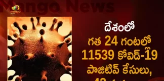 India Records 11539 Corona Positive Cases 43 Deaths in Last 24 Hours, India, India Covid-19, 43 Deaths Reported on India August 20th, 11539 new Covid-19 cases In India, India Covid-19 Updates, India Covid-19 Live Updates, India Covid-19 Latest Updates, Coronavirus, Coronavirus Breaking News, Coronavirus Latest News, COVID-19, India Coronavirus, India Coronavirus Cases, India Coronavirus Deaths, India Coronavirus New Cases, India Coronavirus News, India New Positive Cases, Total COVID 19 Cases, Coronavirus, Covid-19 Updates in India, India corona State wise cases, India coronavirus cases State wise, Mango News, Mango News Telugu,