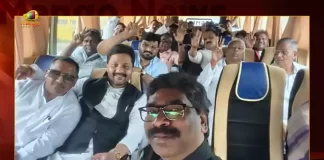 Jharkhand Political Crisis JMM MLAs Likely to be Shifted to Chhattisgarh or West Bengal After Meeting with CM Soren, JMM MLAs Likely to be Shifted to West Bengal After Meeting with CM Soren, JMM MLAs Likely to be Shifted to Chhattisgarh After Meeting with CM Soren, JMM MLAs Meeting with CM Soren, Jharkhand CM Soren, Jharkhand Political Crisis, JMM MLAs Likely to be Shifted, Jharkhand CM Hemant Soren with UPA MLAs, CM Soren, Jharkhand Political Crisis News, Jharkhand Political Crisis Latest News And Updates, Jharkhand Political Crisis Live Updates, Mango News, Mango News Telugu,