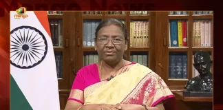 President Droupadi Murmu Extends Wishes and Delivers Maiden Speech on Independence Day Eve, President Droupadi Murmu Extends Wishes on Independence Day Eve, President Droupadi Murmu Delivers Maiden Speech on Independence Day Eve, Independence Day Eve, 76th Independence Day Celebrations, Azadi Ka Amrit Mahotsav Celebrations, 76th Independence Day, Independence Day, National Flag, 76th Independence Day Celebrations News, 76th Independence Day Celebrations Latest News And Updates, 76th Independence Day Celebrations Live Updates, Mango News, Mango News Telugu,