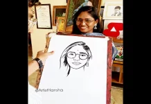 Simple Live Portrait Using Black And White Outline Method - Dr Harrsha Artist, Simple Live Portrait Using Black And White Outline Method,Live Sketch Artist,Harrsha Artist, black and white,how to paint,how to draw,sketch artist,drawing tutorial,learn to draw,drawing hacks, easy drawing,how to draw a girl,girl drawing,beautiful girl drawing,world famous artist,celebrity artist, girl drawing easy,pencil sketch drawing,sketch of a girl, Mango News, Mango News Telugu,