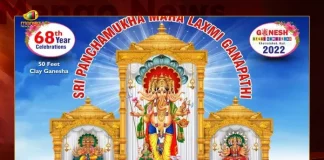 Sri Panchamukha Maha Laxmi Ganapathi Idol Set up in Khairatabad All Details of 50 Feet Clay Ganesh,Khairatabad Sri Panchamukha Maha Laxmi Ganapathi , 50ft Eco Friendly Khairatabad Ganesh, Khairatabad Ganesh 50 Ft Ganesh, Mango News, 50 Ft Clay Ganesha Idol At Khairatabad, Khairatabad Ganesh Idol, Khairatabad Sri Panchamukha Maha Laxmi Ganapathi Idol, Ganesh Chaturthi 2022, Khairatabad Ganesh Latest News And Updates, 2022 Khairatabad Ganesh 50Ft Height, Khairatabad Ganesh