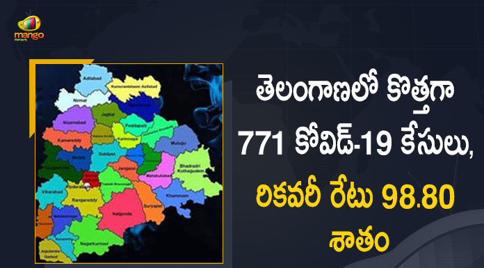 Telangana Reports 771 New Corona Positive Cases 581 Recoveries on August 1st, Telangana, Telangana Covid-19, 581 Recoveries Reported on Telangana August 1st, 771 new Covid-19 cases In Telangana, Telangana Covid-19 Updates, Telangana Covid-19 Live Updates, Telangana Covid-19 Latest Updates, Coronavirus, Coronavirus Breaking News, Coronavirus Latest News, COVID-19, Telangana Coronavirus, Telangana Coronavirus Cases, Telangana Coronavirus Deaths, Telangana Coronavirus New Cases, Telangana Coronavirus News, Telangana New Positive Cases, Total COVID 19 Cases, Coronavirus, COVID-19, Covid-19 Updates in Telangana, Telangana corona district wise cases, Telangana coronavirus cases district wise, Mango News, Mango News Telugu,