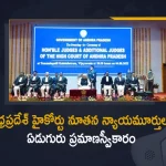7 New Judges Appointed for Andhra Pradesh High Court Takes Oath Today, 7 take oath as the judges of Andhra Pradesh High Court, judges of Andhra Pradesh High Court, Andhra Pradesh High Court judges, Andhra Pradesh High Court, 7 judges to take oath as Andhra Pradesh HC judges, New Andhra Pradesh HC Judges To Be Sworn-in Today, 7 New Andhra Pradesh HC Judges, seven judges appointed as judges of Andhra Pradesh High Court took oath Today, 7 New Judges, AP High Court judges News, AP High Court judges Latest News, AP High Court judges Latest Updates, AP High Court judges Live Updates, Mango News, Mango News Telugu,