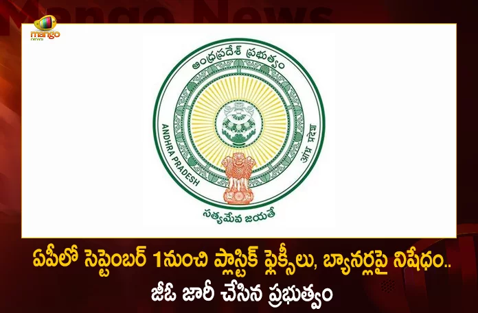 AP Govt Issues GO Regarding Ban on Plastic Flexy and Banners From Nov 1st, AP Announces Ban on Plastic Flexis, AP Ban on Plastic Flexi And Banners, Ban on Plastic Flexis GO Passed By AP, Plastic Flexie Ban GO Passed By AP Govt, Ban on Plastic Flexis, Ban on Plastic Banners, Mango News, Mango News Telugu, AP Announces Ban on Plastic Banners, Ban on Plastic Flexi And Banners in AP, AP CM YS Jagan Mohan Reddy, YS Jagan Latest News And Updates, AP Plastic Ban GO, AP Govt Ban on Flexi And Banners