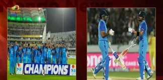 India Beat Australia by 6 Wickets in 3rd T20 and Clinch the 3 Match Series with 2-1, India Beat Australia, India Beat Australia by 6 Wickets, India Wins Over Australia in 3rd T20, Ind vs Aus Match Uppal Stadium, Mango News, Mango News Telugu, India vs Australia T20 Series , India vs Australia T20 Match, Indian Captain Rohit Sharma, Australia Captain Aaaron Finch, India Vs Australia Live Updates, India Vs Australia Match Live Scores