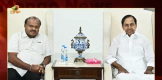 Karnataka Ex CM HD Kumaraswamy Meets Telangana Chief Minister KCR at Pragati Bhavan, HD Kumaraswamy Meets Telangana CM KCR , HD Kumaraswamy Meets CM KCR, Karnataka Ex-CM HD Kumaraswamy Meets CM KCR, HD Kumaraswamy Calls On CM KCR, Mango News, Mango News Telugu, Karnataka Ex CM HD Kumaraswamy , Telangana Chief Minister KCR , Pragati Bhavan , Hd Kumaraswamy Meets Kcr, KCR National Party, HD Kumaraswamy, Telangna CM KCR, TRS Party, Janata Dal , HD Kumaraswamy Janata Dal, CM KCR Latest News And Updates