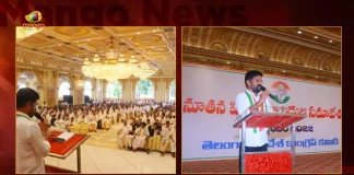 TPCC Chief Revanth Reddy Announces Resolution Passes For Rahul as Congress President in Party Extended Meeting, Rahul Gandhi , Aicc President, TPCC's Key Decision, TPCC Resolution on Aicc President, Aicc President Rahul Gandhi, Rahul Gandhi Aicc President, Mango News, Mango News Telugu, TPCC Congress President, TPCC Decision on Aicc President, All India Congress Committee , Indian National Congress, Sonia Gandhi
