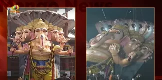 Telangana Khairatabad Maha Ganapati Immersion Completed at Hussain Sagar, Khairatabad Maha Ganapati Idol Immersion At Hussain Sagar, Huge Arrangements For Khairatabad Maha Ganapati Idol, Khairatabad Maha Ganapati Idol Immersion, Mango News, Mango News Telugu, Khairatabad Maha Ganapati , Ganapati Idol Immersion At Hussain Sagar, Huge Arrangements Set For Khairatabad Maha Ganapati Idol Immersion, Ganapati Immersion, Khairatabad Ganesh News And Live Updates, Ganapati Idol Immersion