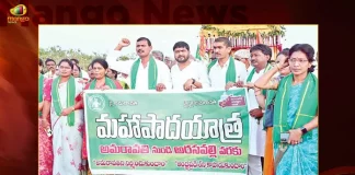 AP Amaravati Farmers Stops Maha Padayatra Temporarily For Few Days Amid Tension Prevails by Police, AP Amaravati Farmers Stops Maha Padayatra Temporarily, Maha Padayatra Temporarily Stopped, Amaravati Farmers Stops Maha Padayatra, Mango News, Mango News Telugu, TDP Chief Chandrababu , YSR Congress Party, TDP Party, Amaravati Farmers Maha Padayatra, Perni Nani Latest News And Updates, TDP News And Live Updates