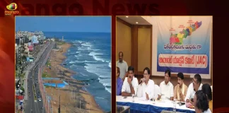 AP JAC To Conduct Visakha Garjana Rally at Vizag Tomorrow in Support of Decentralization of Capitals, AP JAC To Conduct Visakha Garjana Rally, Support of Decentralization of Capitals, Visakha Garjana Rally, Mango News, Mango News Telugu, AP 3 Capitals, YSRCP Minister Gudivada Amarnath, YSRCP Party, AP YSRCP, AP CM YS Jagan Mohan Reddy, TDP Chief Chandrababu Naidu, AP Minister Gudivada Amarnath Latest News And Updates, AP Political News And LIve Updates