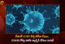India Records 2797 Fresh Corona Positive Cases 24 Deaths in Last 24 Hours, India Records 2797 New Covid Cases, 24 Covid Deaths October 8th, Mango News, Mango News Telugu, India Logs 2797 Covid Positive Cases, 2797 New COVID19 Cases In Telangana, COVID19 Cases In India, Carona Live Updates, Covid19 News And Latest Updates, Covid19 Vaccine, COVID New Variant, Booster Dose, India COVID News
