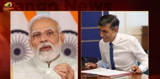 PM Modi Spoken to Rishi Sunak and Congratulated him on Assuming Charge as UK Prime Minister, PM Modi Spoken to Rishi Sunak, PM Modi Congratulated Rishi Sunak, PM Modi Rishi Sunak Call, Mango News, Mango News Telugu, Rishi Sunak Latest News And Updates, Rishi Sunak UK PM, UK PM Rishi Sunak, Indian Origin UK PM Rishi Sunak, Rishi Sunak New Prime Minister, Member of Parliament of the United Kingdom, Rishi Sunak Bristish Politician, New UK PM Rishi Sunak, UK Political Crisis LIVE Updates