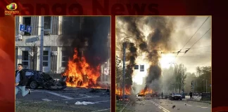 Russia Strikes on Several Cities Along with Capital Kyiv of Ukraine by Dozens of Missiles Today, Russia Strikes on Several Cities, Russia Strikes on Capital Kyiv of Ukraine, Missiles Strikes on Ukraine, Mango News,Mango News Telugu, Russian President Vladimir Putin, Calls For 3 Lakh Reserve Soldiers, Join War Against Ukraine, Ukraine War, Mango News, Mango News Telugu, Vladimir Putin Latest News And Updates, Vladimir Putin Ukraine War, Ukraine Vladimir Putin, Ukraine War News And Live Updates