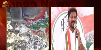 TPCC Revanth Reddy Responds Over The Incident of Fire Mishap at Chandur Congress Party Office Today, TPCC Revanth Reddy Serious on Fire Incident, Chandur Congress Party Office, Fire Mishap at Chandur Congress Party Office, Mango News, Mango News Telugu, TPCC Chief Revanth Reddy, TPCC Chief Responds Over Chandur Congress Party Fire Incident, Chandur Congress Party Fire Accident, Chandur Congress Party Office Accident, TPCC Revanth Reddy Latest News And Updates, Munugode By-Election, Munugode By-Election Nomination, Congress Munugoed By-poll