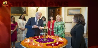 US President Joe Biden Hosted Diwali Reception at the White House on a Large Scale, US President Joe Biden, US Vice President Kamala Harris, US President Joe Biden Hosted Diwali Reception, Mango News,Mango News Telugu, Diwali Reception at the White House, White House Diwali Celebration, US White House, US White House Latest News And Updates, US White House Diwali Celebration, USA Diwali Celebration, Diwali Celebration USA Live News And Updates