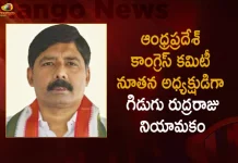 AICC Appointed Gidugu Rudraraju as New Andhra Pradesh Congress Committee President,Gidugu Rudraraj,Andhra Pradesh Congress Committee,new president,mango news,mango news telugu,AP Congress Committee,New AP Congress Committee President,Congress Committee President,Congress Committee President Gidugu Rudraraju,Gidugu Rudraraju Latest News And Updates,APCC New President,AICC,All India Congress Committee,AICC Latest News and Updates