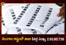 CEO Vikas Raj says Telangana has 29580736 Voters now Age Group of 18 to 19 Stands at 83207,CEO Vikas Raj,Telangana has 29580736 Voters,Age Group of 18 to 19 Stands,Mango News,Mango News Telugu,Telangana Voter Strength,Telangana Has 2.95 Crore Voters,CEO-Telangana,CEO Telangana,Poll Arrangements,Telangana Assembly Electins, Telangana Latest News And Updates,Telangana Voters,Voters in Telangna,Voting in Telangana