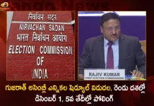 Election Commission of India Announced Schedule for Gujarat Assembly General Elections, Gujarat Assembly General Elections, Gujarat Elections, Election Commission of India, EC Schedule for Gujarat Assembly General Elections, Mango News, Mango News Telugu, Gujarat General Elections, EC Released Gujarat Elections Schedule, Election Commission of India Gujarat, Gujarat Elections From Dec 1-5, Gujarat Elections Latest News And Updates