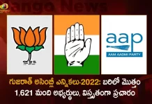 Gujarat Assembly Elections-2022: A Total Of 1621 Candidates Contesting For 182 Constituencies,Gujarat Assembly Elections-2022, Total 1621 Candidates In The Fray, Extensive Campaigning,Gujarat Assembly Elections,Gujarat Assembly Elections,Pm Modi Election Campaign In Gujarat, Congress Insults Tribals, Mocked Me For Wearing Tribal Attire,Narendra Modi,Gujarat , Gujarat Assembly Elections,Assembly Elections In Gujarat, Gujarat Assembly Poll,Pm Narendra Modi, Modi Latest News And Updates,Gujarat Assembly News And Live Updates,Mango News,Mango News Telugu