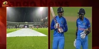 India Vs New Zealand 3Rd T20 Match Ends With Tie By Dls Due To Rain At Napier India Win The Series 1-0,Third T20 Ended In Tie,New Zealand Vs India, India Won The Series 1-0,Mango News,Mango News Telugu,India Win The Series 1-0,Napier Stadium,Nz Vs Ind,India Cricket Team,Newzealand Cricket Team,Indian Team Captain Hardik Pandya,Hardik Pandya,Newzealand Team Captain Kane Williamson,Kane Williamson,Ind Vs Nz Latest News And Updates